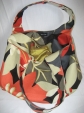 Coral graphic handbag